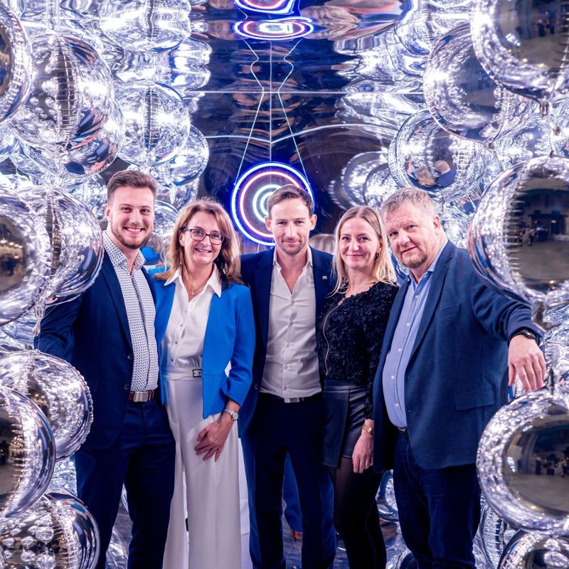 Balonio fotobox na akci