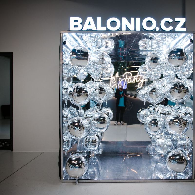 Balonio fotobox na akci