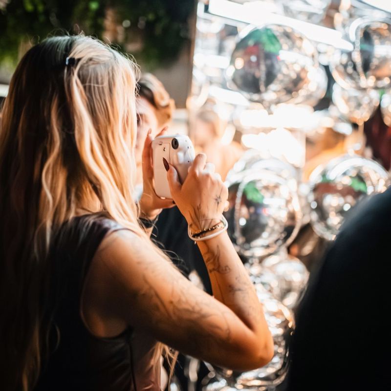 Balonio fotobox na akci
