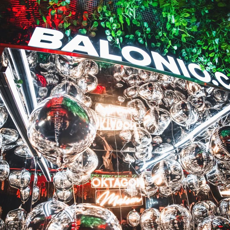 Balonio fotobox na akci