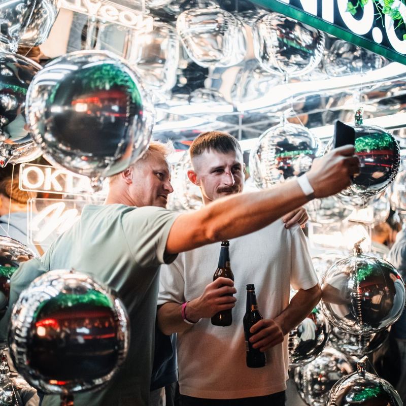 Balonio fotobox na akci