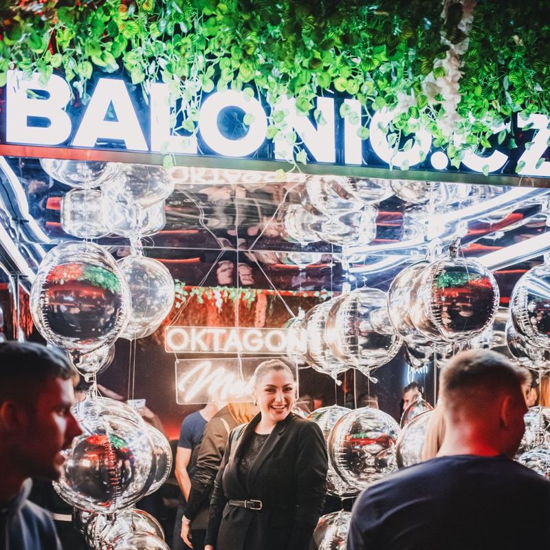 Balonio fotobox na akci